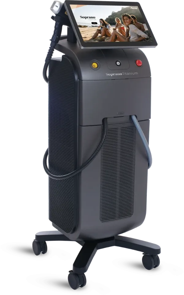 Laser d'épilation Soprano Titanium d'Alma Lasers utilisé au centre CMPL d'Aulnay-sous-Bois