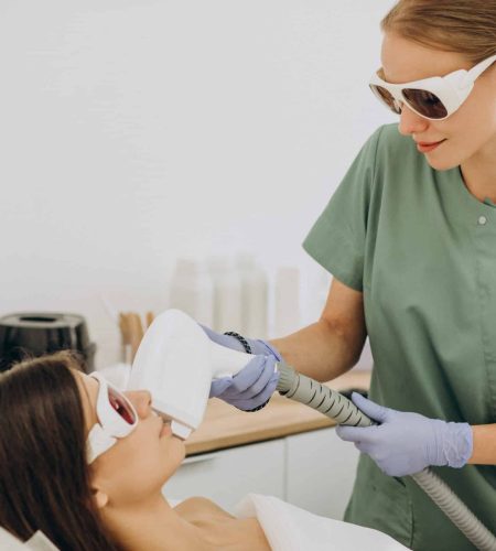 épilation laser du visage pour femme