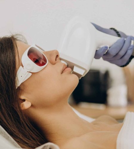épilation laser du visage pour femme